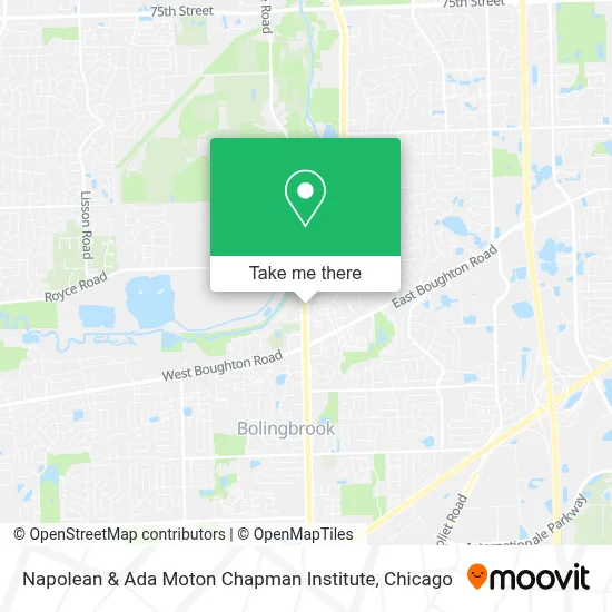 Napolean & Ada Moton Chapman Institute map