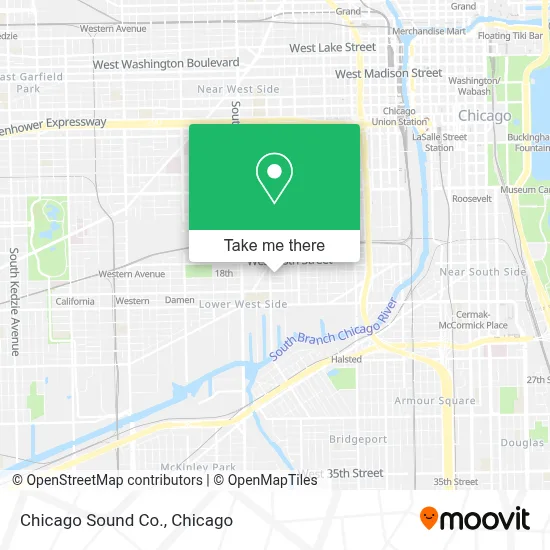 Chicago Sound Co. map
