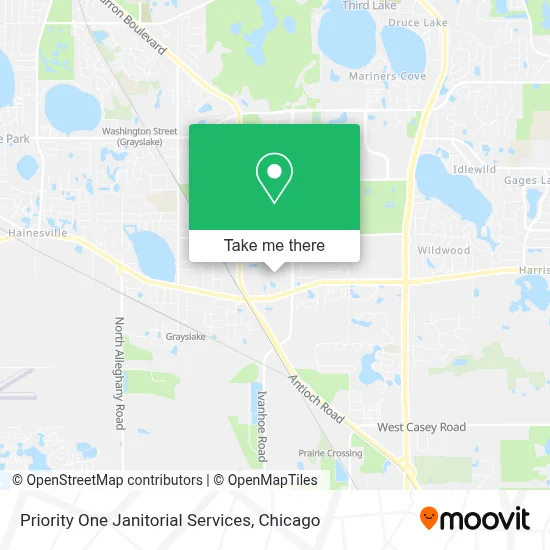 Priority One Janitorial Services map