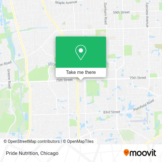 Pride Nutrition map
