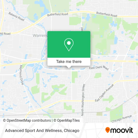 Advanced Sport And Wellness map