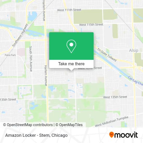 Amazon Locker - Stem map