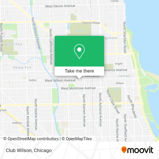 Club Wilson map