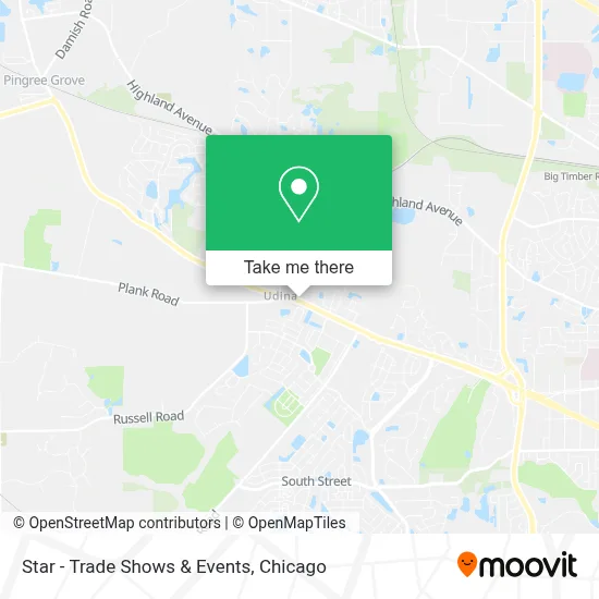 Star - Trade Shows & Events map