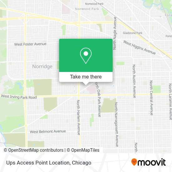 Ups Access Point Location map