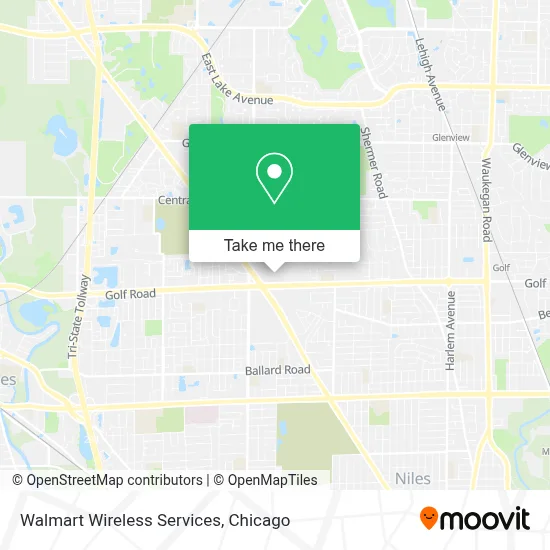 Walmart Wireless Services map