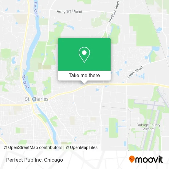 Perfect Pup Inc map