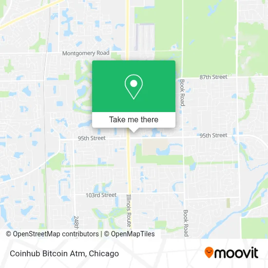 Coinhub Bitcoin Atm map