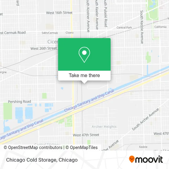Chicago Cold Storage map