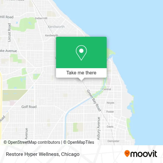 Restore Hyper Wellness map