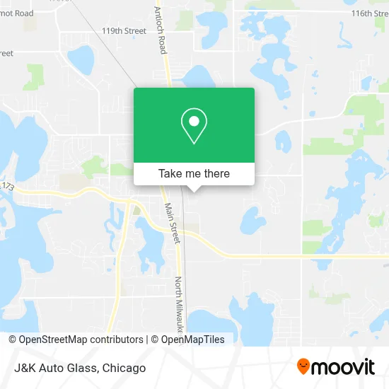 J&K Auto Glass map
