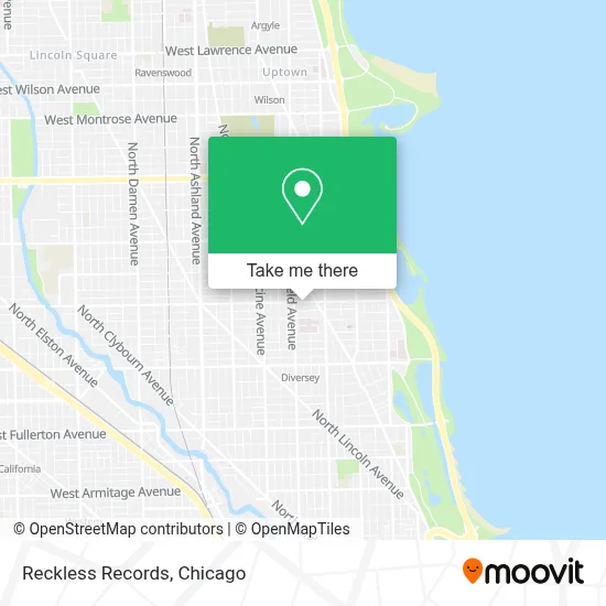 Reckless Records map
