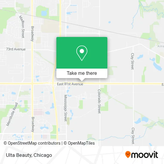 Ulta Beauty map