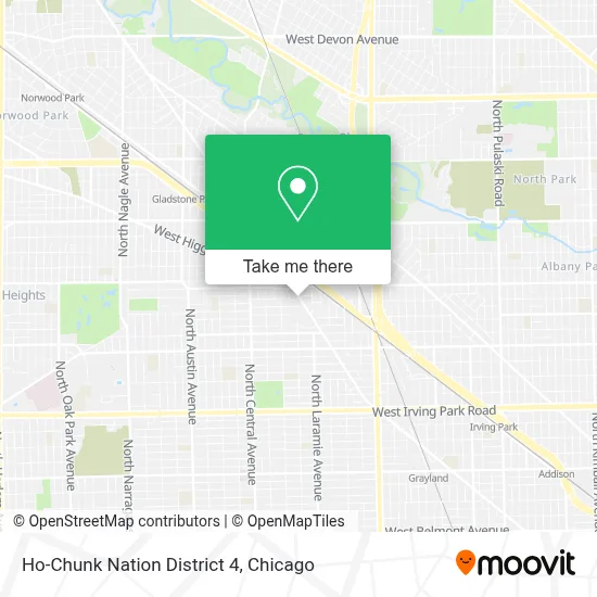 Ho-Chunk Nation District 4 map