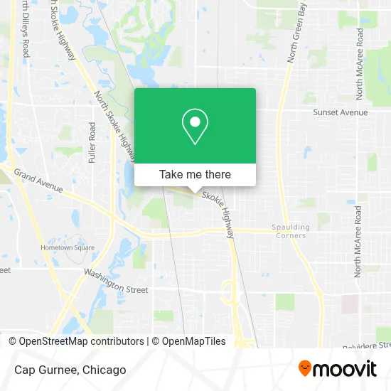 Cap Gurnee map