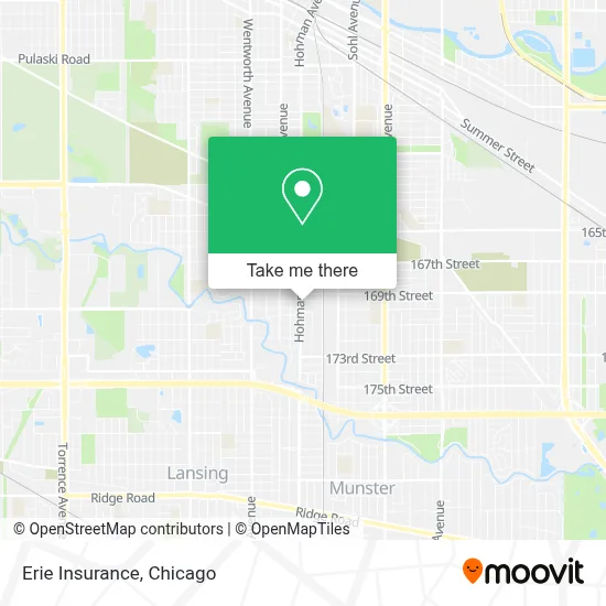 Erie Insurance map