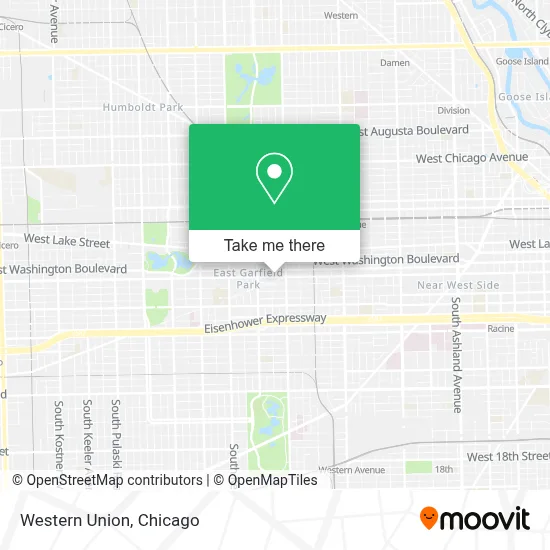 Western Union map