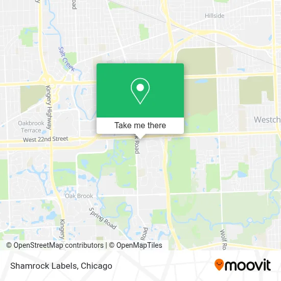 Shamrock Labels map