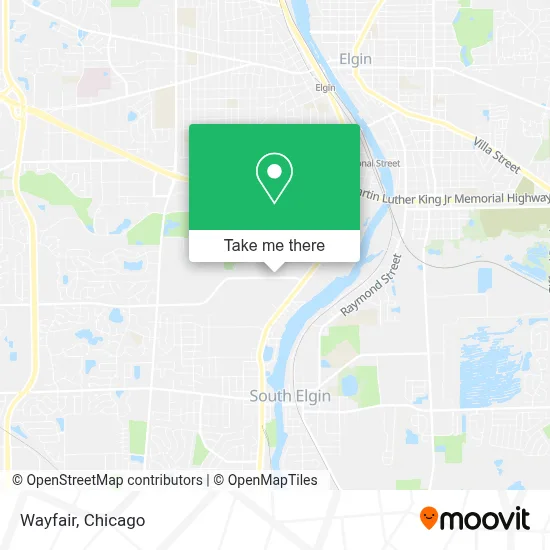 Wayfair map