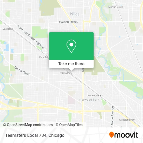 Teamsters Local 734 map