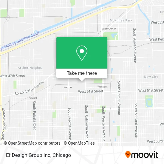 Ef Design Group Inc map