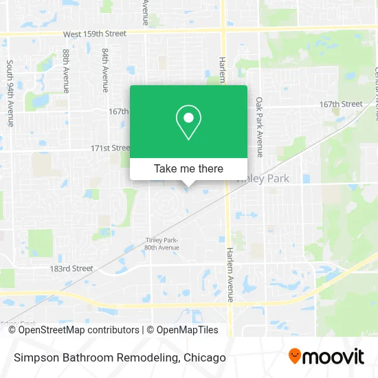 Simpson Bathroom Remodeling map