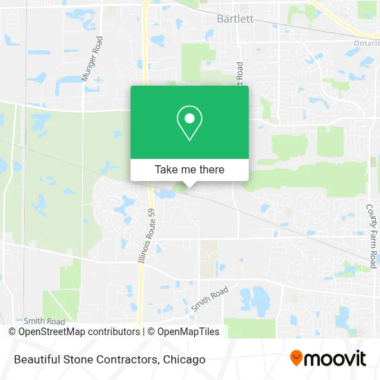 Beautiful Stone Contractors map