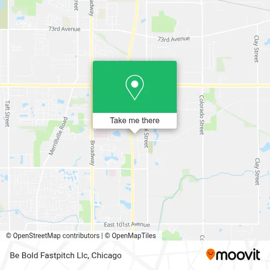 Be Bold Fastpitch Llc map