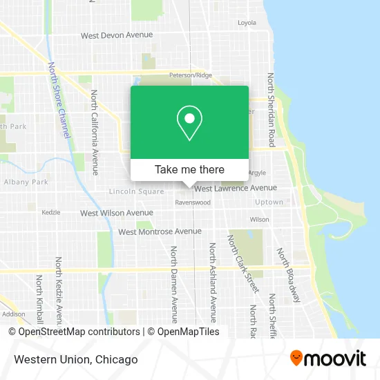 Western Union map