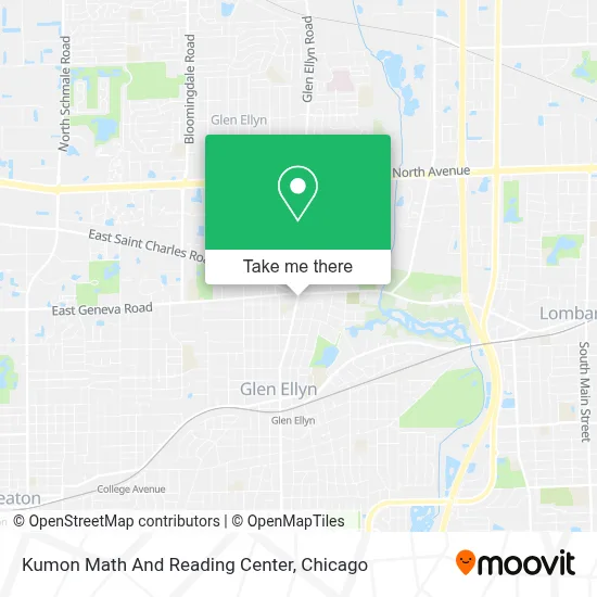 Kumon Math And Reading Center map