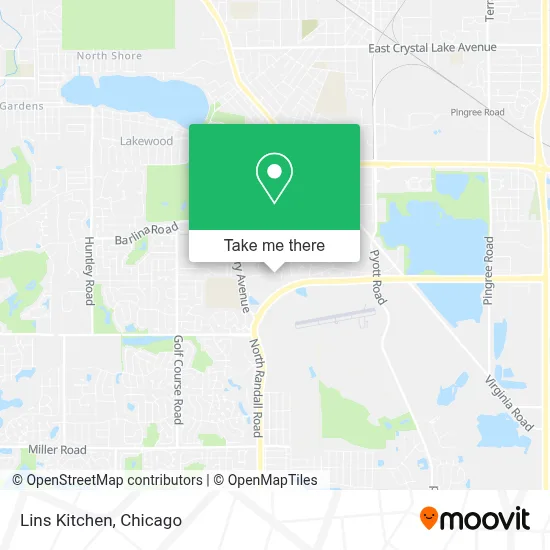 Lins Kitchen map