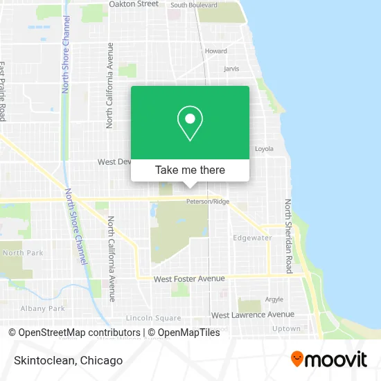 Skintoclean map