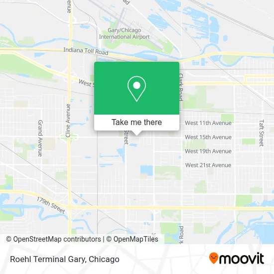 Roehl Terminal Gary map