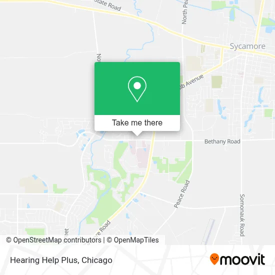 Hearing Help Plus map