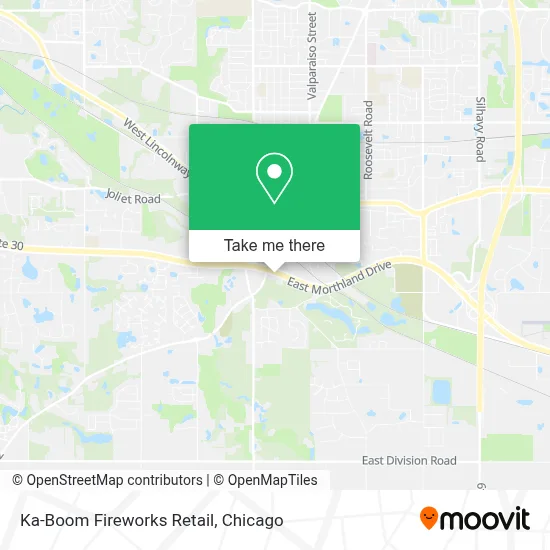 Ka-Boom Fireworks Retail map