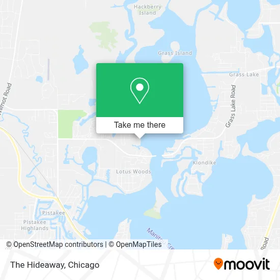 The Hideaway map