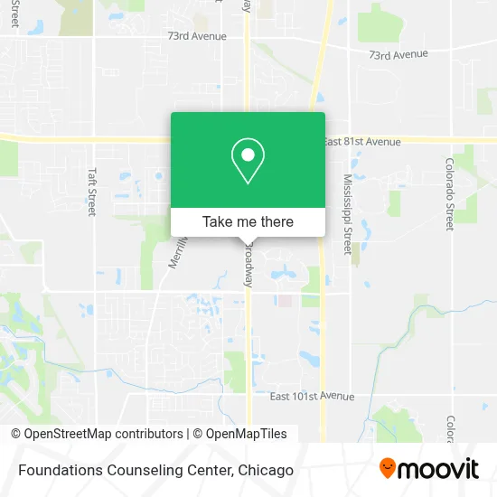 Foundations Counseling Center map