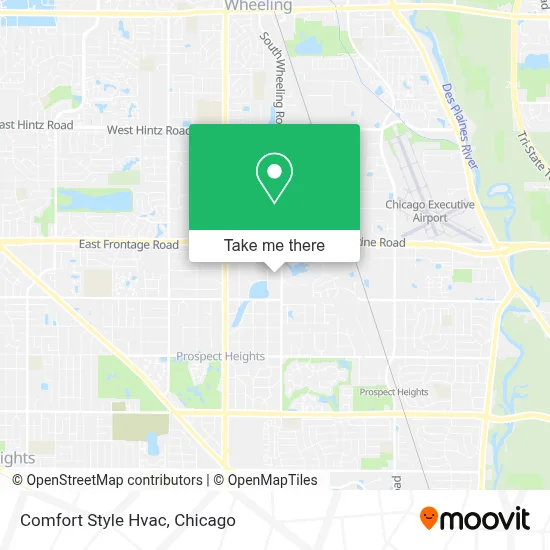 Comfort Style Hvac map