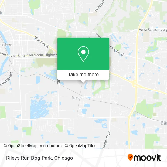 Rileys Run Dog Park map