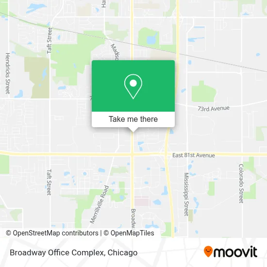 Broadway Office Complex map