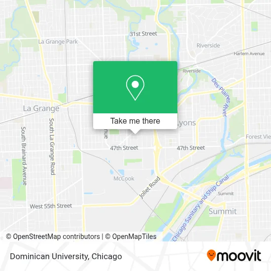 Dominican University map