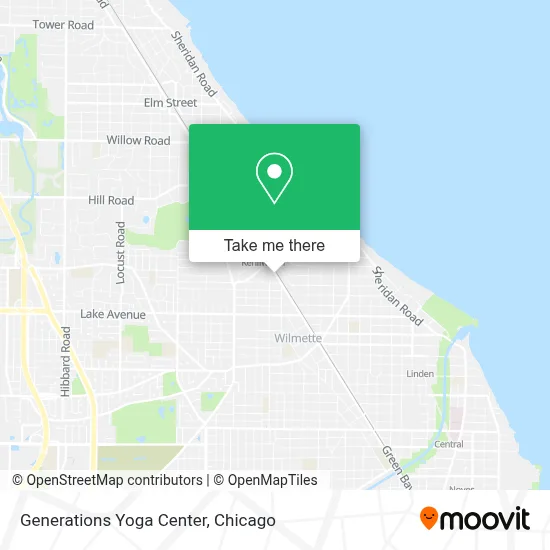 Generations Yoga Center map