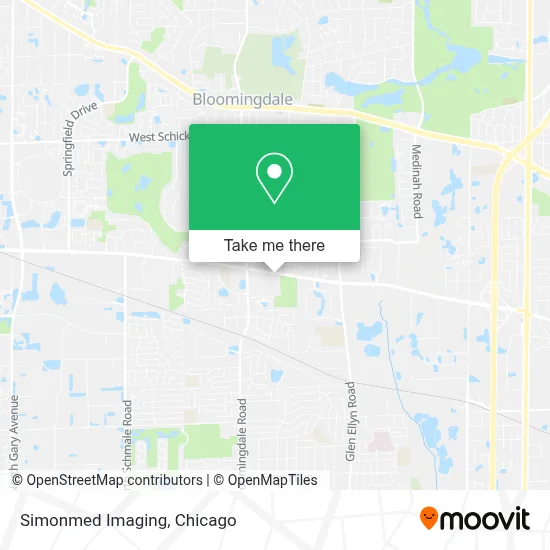 Simonmed Imaging map