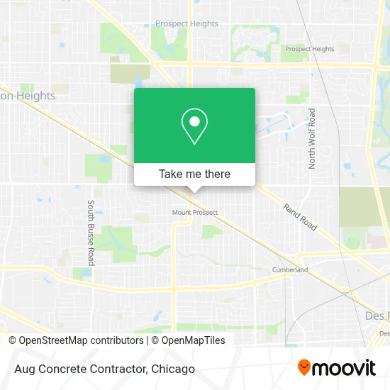 Aug Concrete Contractor map