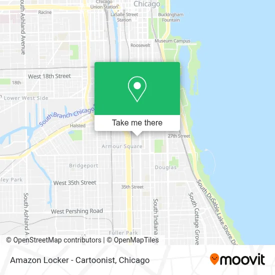 Amazon Locker - Cartoonist map