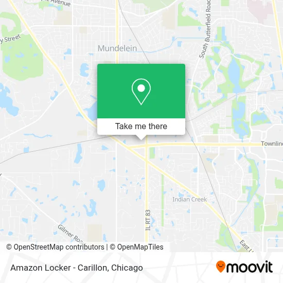Amazon Locker - Carillon map