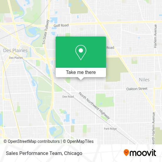 Sales Performance Team map