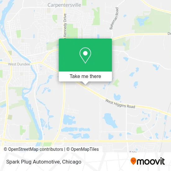 Spark Plug Automotive map