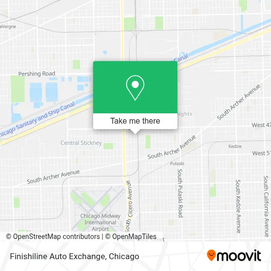 Finishiline Auto Exchange map