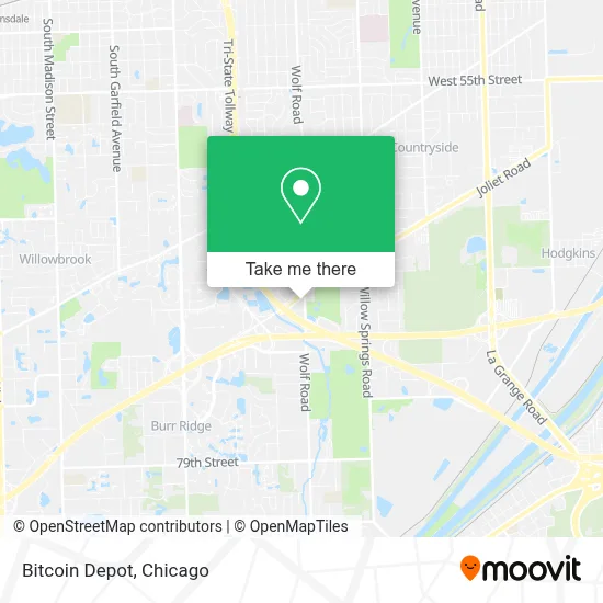 Bitcoin Depot map